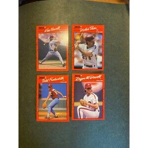 Baseball Don Russ 90 lot of 4